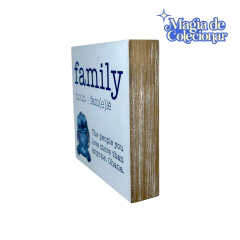 Quadro Disney Store Importado Stitch Ohana! - comprar online