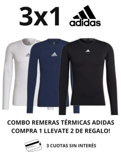 3X1 REMERAS TÉRMICAS ADIDAS CALIDAD PREMIUM - OFERTA DISPONIBLE POR TIEMPO LIMITADO