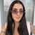 Óculos flow oval cinza - loja online