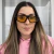 Óculos sélon preto lente amarela - SH Glasses Atacado