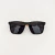 Óculos marlom preto lente preta haste clara - SH Glasses Atacado