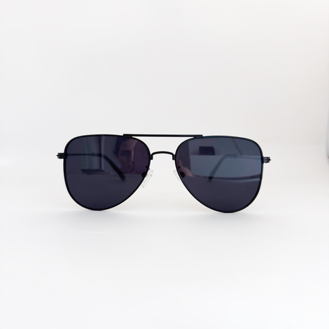 Óculos aviador lente reta preto - comprar online