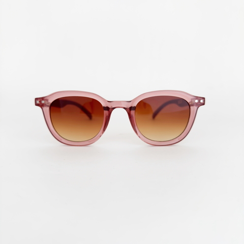 Óculos kim rosa transparente - comprar online