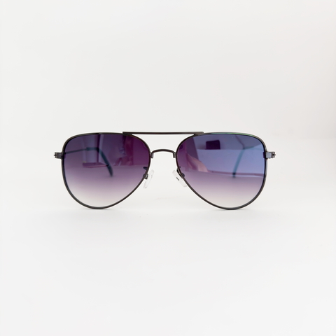 Óculos aviador lente reta grafite degrade - comprar online