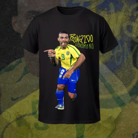 RONALDO FENÔMENO - BRASIL - CAMISETA PREMIUM