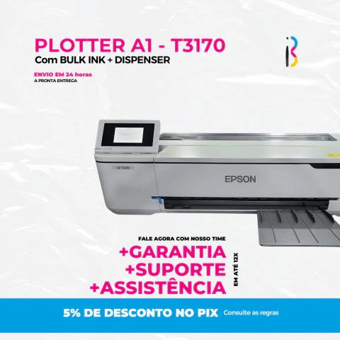 Plotter T3170 Com Bulk+Dispenser - Desbloqueada/Nova