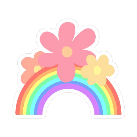 Arcoiris flores - comprar online