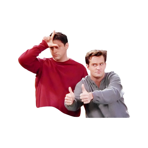 Joey y Chandler - Friends - comprar online