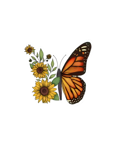 Mariposa girasoles .2 - comprar online