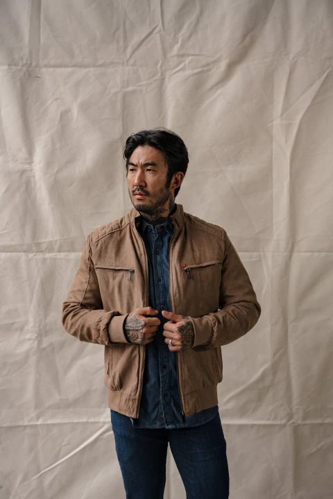 Jaqueta Dupla Face Hot Rod - Old Camel - comprar online