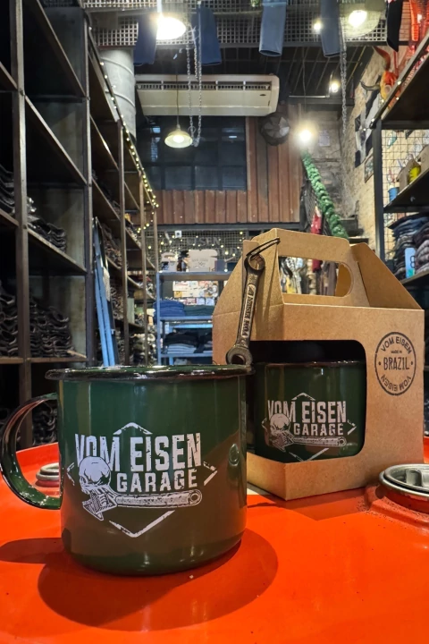 Caneca Garage- Kombi verde - comprar online