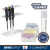 COMBO KIT COM 3 PIPETAS MONOCANAL GLP F2 (1 A 1000 UL) + CRIOTUBO CONICO NALGENE ROSCA EXTERNA 2ML