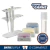 COMBO KIT COM 3 PIPETAS MONOCANAL GLP F1 (1 A 1000 UL) + CRIOTUBO CONICO NALGENE ROSCA EXTERNA 2ML