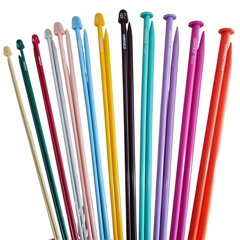 Agulha de Tricô de Plástico 35cm - 2mm à 10mm - comprar online