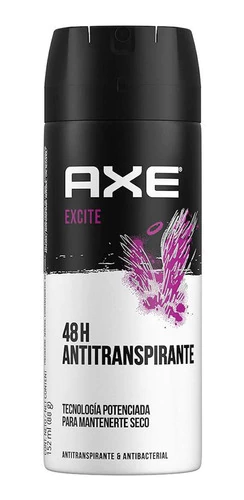 Antitranspirante En Aerosol Axe Excite 152ml