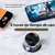 2 Mini Parlantes G300 con Emparejamiento Dual Luces RGB y soporte magnético - Allblackmarketplace