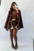 Shorts Saia Alfaiataria em Cow Print Berta