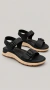 SANDALIA Mujer LADY STORK ROMY Calzado de Dama Colección Verano 2027 en Negro