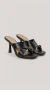 Zueco Negro 01 8490-824 Beira Rio Mujer Sintética Elegante Taco Alto y Calce Seguro
