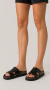 Zueco Mujer Moleca Recorte Doble H Base Corcho 5500-100 - comprar online