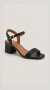 Sandalia Negro 01 6428104 Vizzano Mujer Sintética Elegante Taco Medio y Calce Seguro