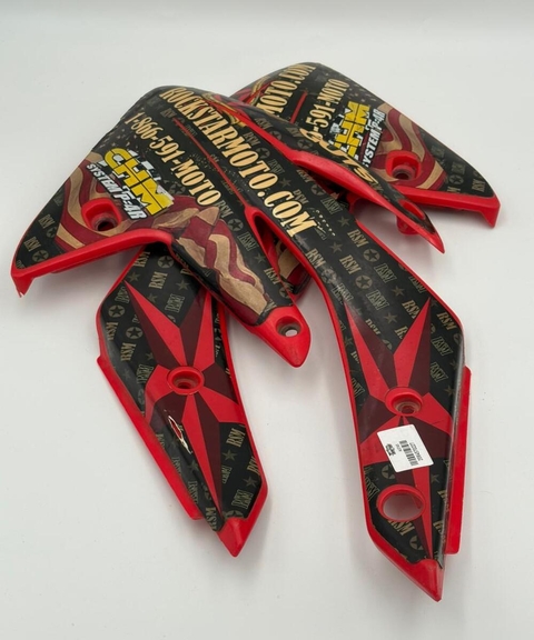 PLAST ALETAS LATERALES ACERBIS CRF150R ROJO USADO