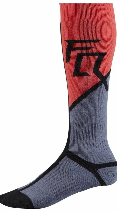 CALCETAS FOX THICK CAPITAL NEGRO/ROJO/GRIS