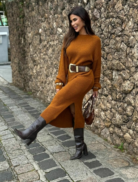 VESTIDO TRICOT MOUSSE - comprar online