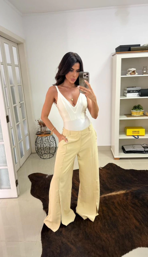 CALÇA PANTALONA FENDA - comprar online