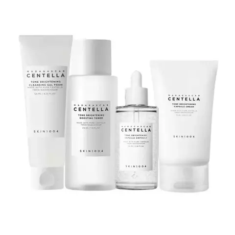 MADAGASCAR CENTELLA TONE BRIGHTENING KIT FULL SIZE 4 PZAS