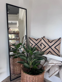 Espejo Rectangular Marco de Hierro 1.80x50cm/180x60cm