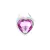 Plug Anal Metalico Con Joya Corazón Medium PL-M107 PINK - comprar online