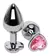 Plug anal Steel - RY-013 PINK Small en internet