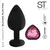 PLUG ANAL DE SILICONA PINK Medium - BY17-154 PINK - comprar online