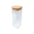 Frasco de Vidrio Borosilicato con Tapa de Bambú 400 ml