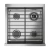 Cocina Morelli Vintage Touch 60 Cm 4 Hornallas Multigas Acero Inox - comprar online