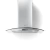Campana De Pared TST Lacar 90 cm Acero Inox y Cristal Negro 3 Velocidades Uso Dual