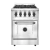Cocina Industrial Morelli Country 600 Multigas Puerta Acero 4 Hornallas