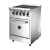 Cocina Morelli Forza Ciega 60 Cm 4 Hornallas Multigas Acero Inox en internet