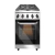 Cocina Morelli Saho Kuma Visor 51 Cm 4 Hornallas Multigas Acero Inox