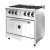 Cocina Morelli Forza Ciega 87 Cm 5 Hornallas Multigas Acero Inox en internet