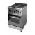 Cocina Morelli Vintage Touch 55 Cm 4 Hornallas Multigas Acero Inox en internet