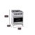Cocina Semi-Industrial Corbelli Cook & Food 55 cm 4 Hornallas Puerta Visor Vidrio Templado - comprar online