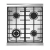 Cocina Morelli Forza Visor 55 Cm 4 Hornallas Multigas Acero Inox - comprar online