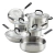 Bateria De Cocina KitchenAid 71017 10 Piezas Acero Inoxidable