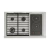 Cocina Morelli Dupplo 1 Metro 6 Hornallas Doble Horno Multigas - comprar online