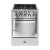Cocina Morelli Zafira 60 Cm 4 Hornallas Multigas Acero Inox