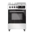 Cocina Morelli Saho Visor Multigrill 55 Cm 2 Hornallas Multigas Acero Inox