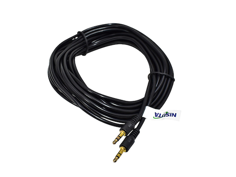 Cable de audio Nisuta 3.5mm Stereo M-M 1m NS-CAU35S1 - comprar online