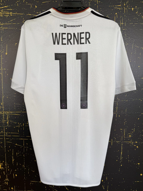 CAMISETA SELECCIÓN DE ALEMANIA 2017 #11 WERNER ADIDAS TALLA L VERSION JUGADOR